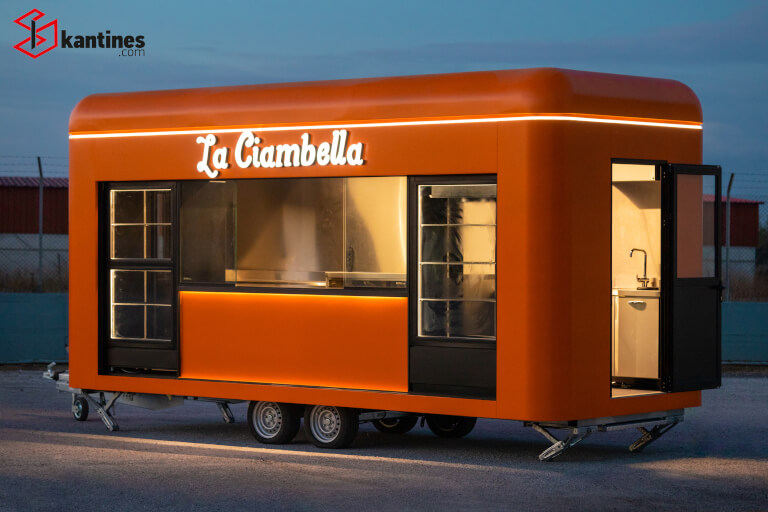 Прицепные передвижные закусочные: Овал